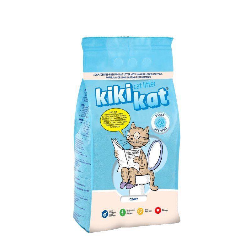 Kiki Kat Bentonite Clumping Cat Litter Soap 5L - Mickey's Pets Store