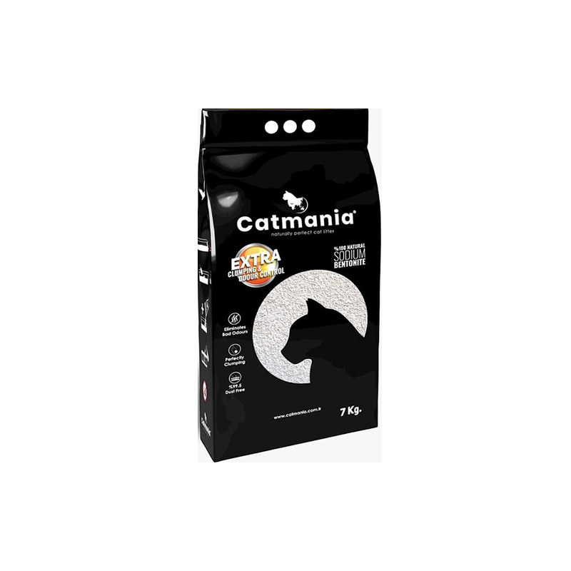 Catmania Bentonite Cat Litter Extra Clumping Fresh Scent 7Kg - Mickey's Pets Store