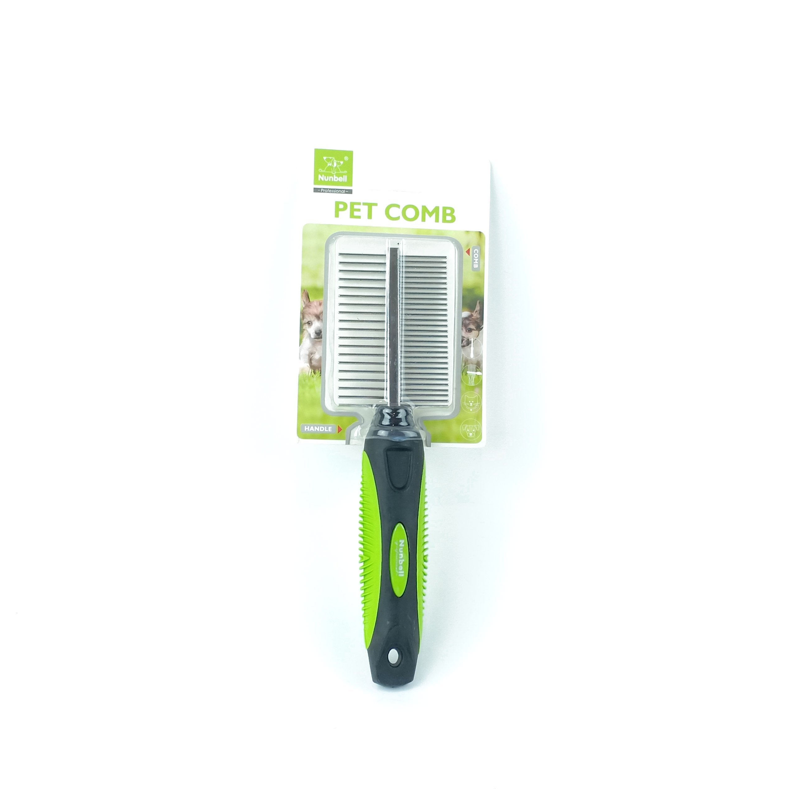 Nunbell Metal Double faced Comb - Mickey's Pets Store