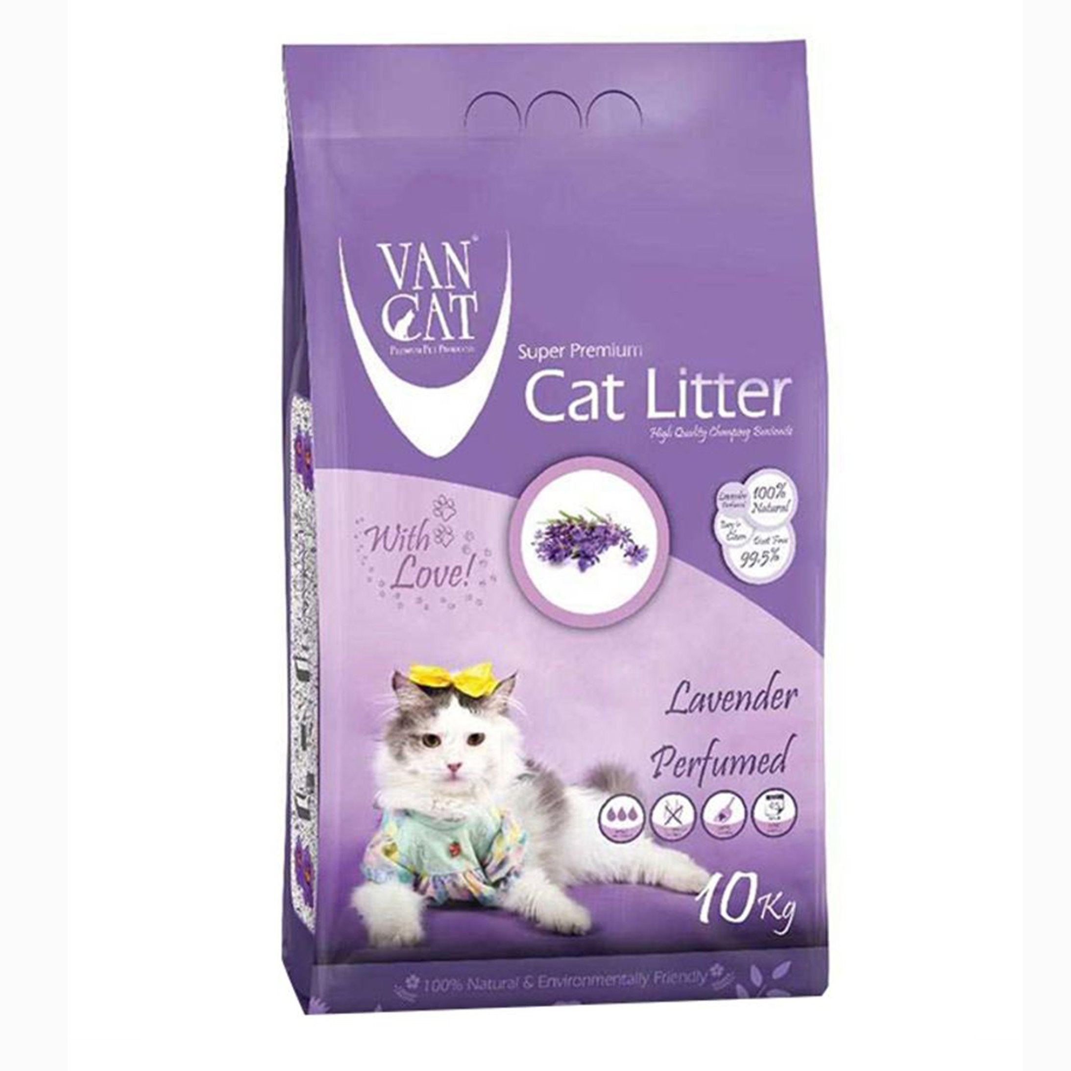 VanCat Cat Litter - Lavender 10kg - Mickey's Pets Store