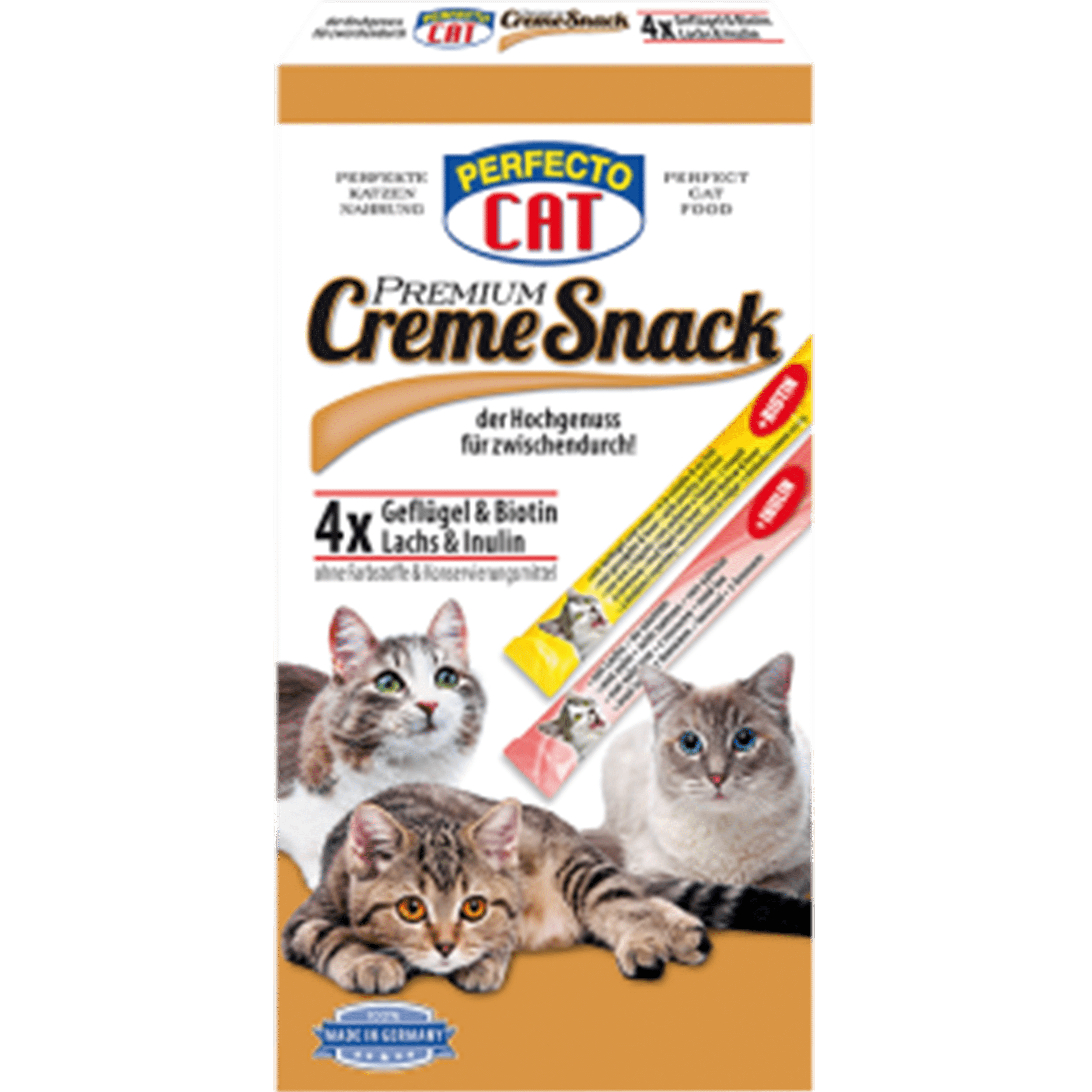 Perfecto Cat Creme Snack - 120g - Mickey's Pets Store