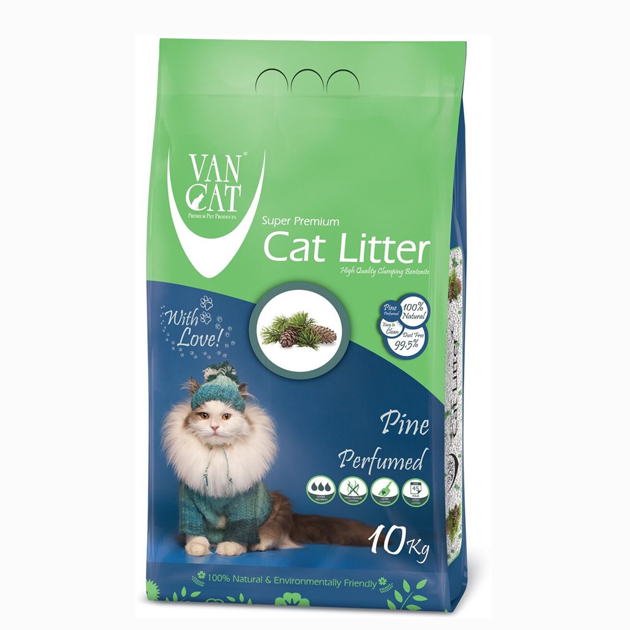 VanCat Cat Litter - Pine Scented 10kg - Mickey's Pets Store