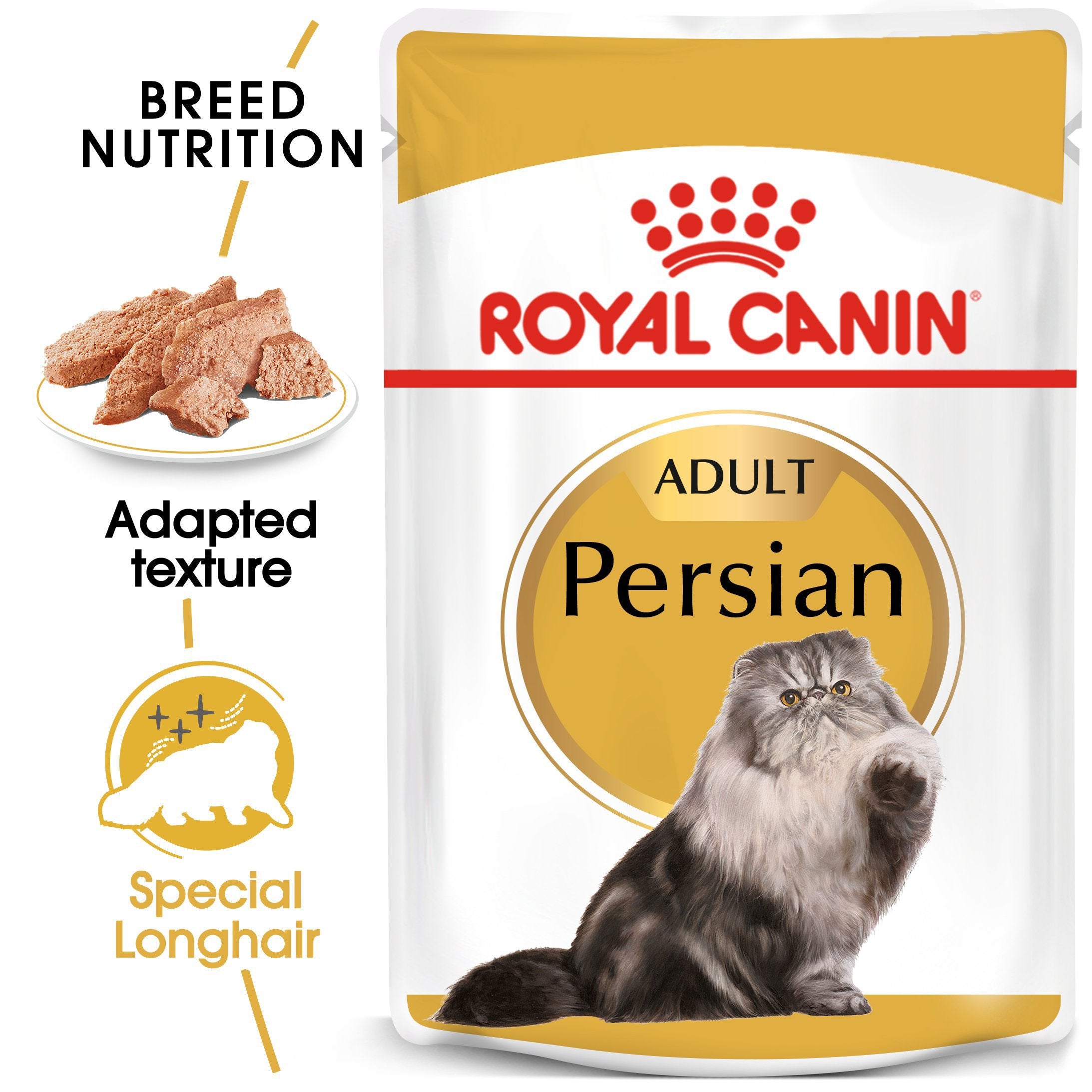 Royal Canin Persian Adult (85 gm\Pouch) - Wet food for adult Persian cat - over 12 months - Mickey's Pets Store