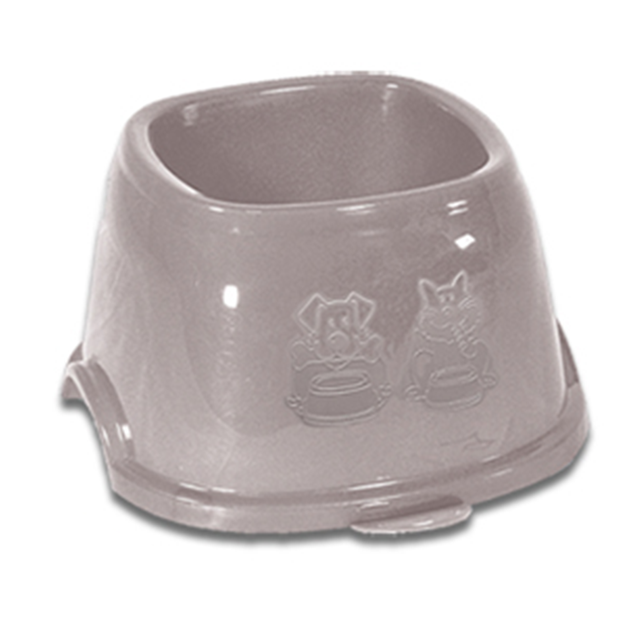 Stefanplast - Break 9 Plastic Bowl 0.7 Liter - Brown - Mickey's Pets Store