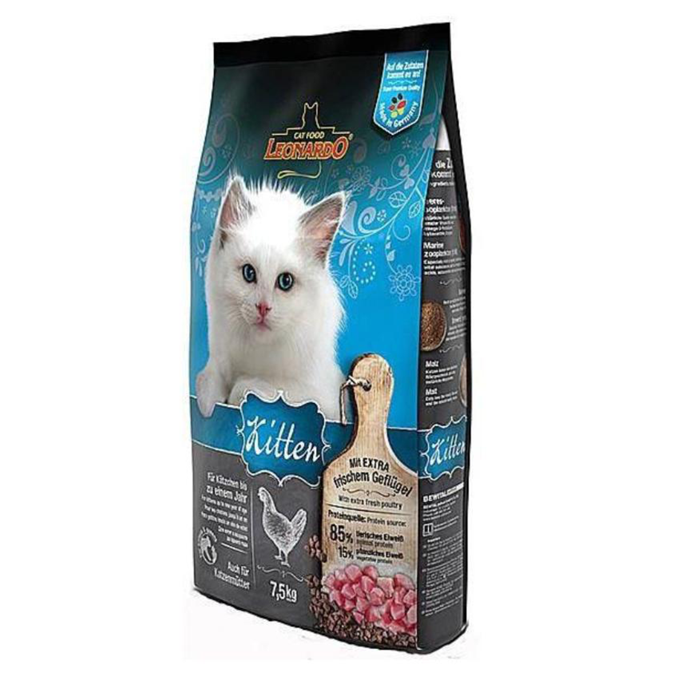 LEONARDO Chicken for kittens 7.5kg - Mickey's Pets Store