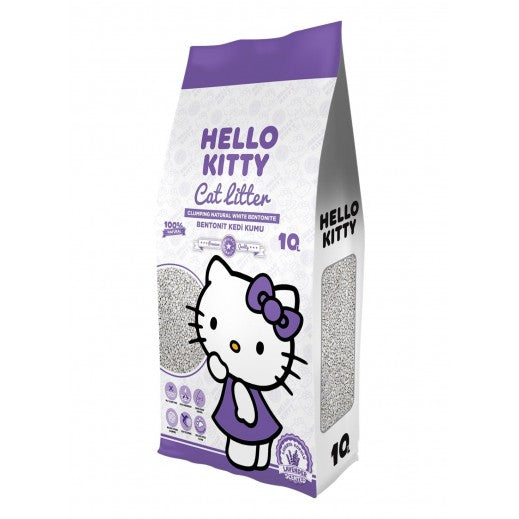 Hello Kitty Lavender Scented Bentonite Cat Litter 10L - Mickey's Pets Store