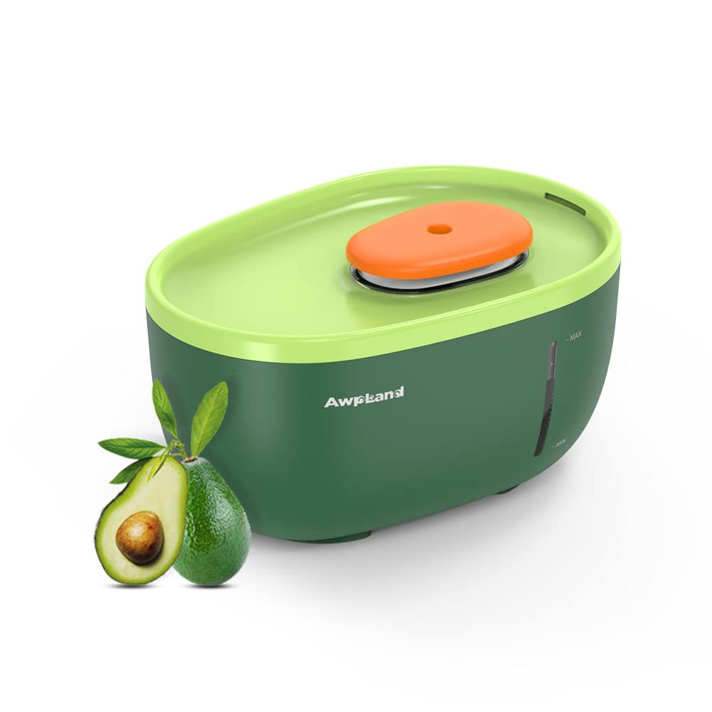 Awpland Avocado Cat Water Fountain - Mickey's Pets Store