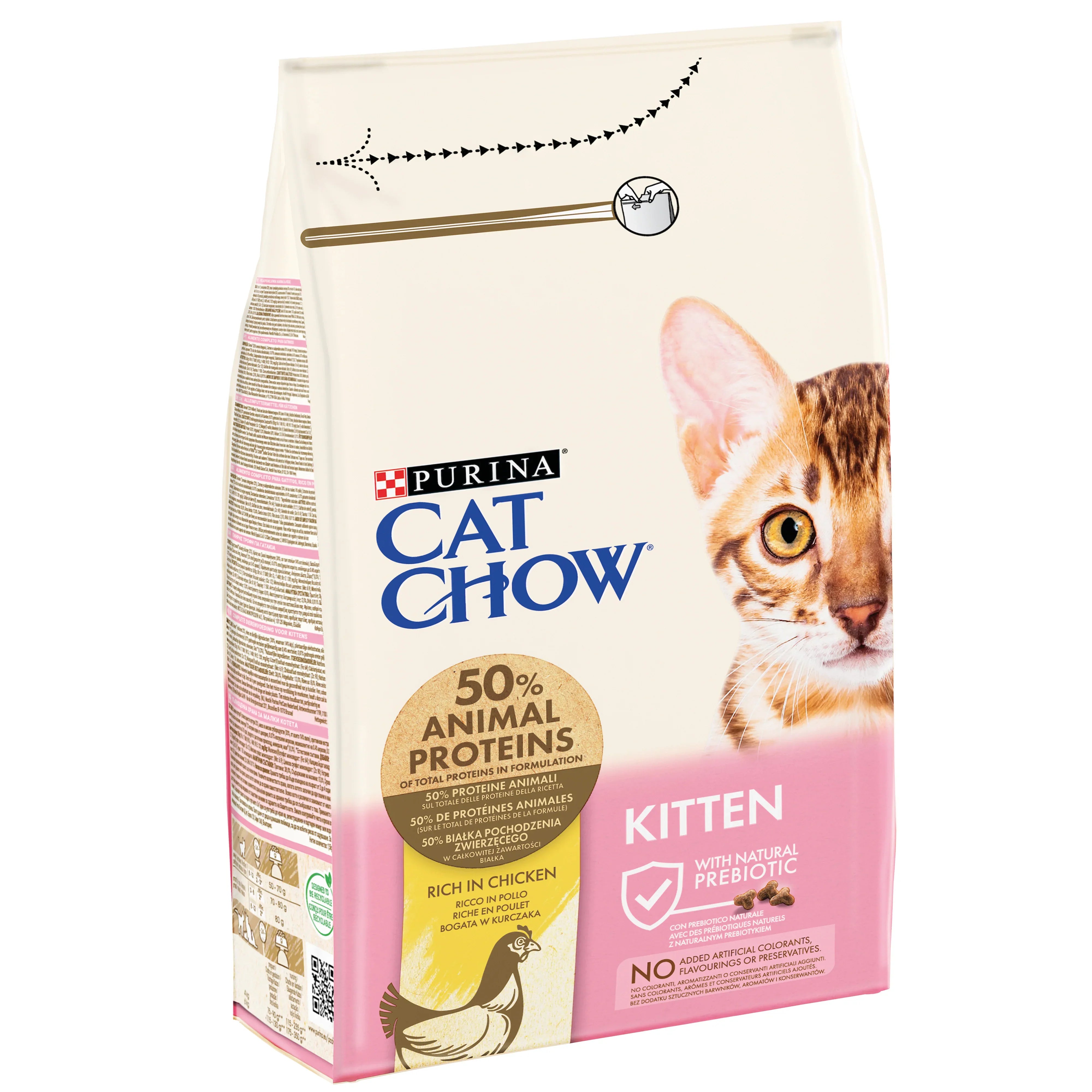 Purina CAT CHOW Kitten Rich in Chicken Dry Cat Food (1.5kg) - Mickey's Pets Store