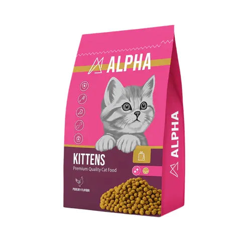 Alpha Cat food for Kittens with Chicken- 1KG - Mickey's Pets Store