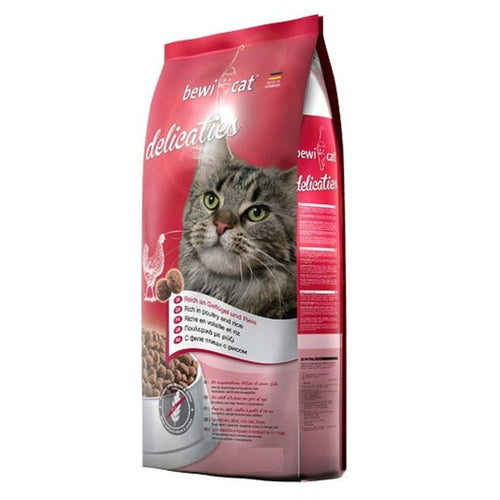 Bewi Cat Delicates Adult Cat Dry Food 1Kg - Mickey's Pets Store