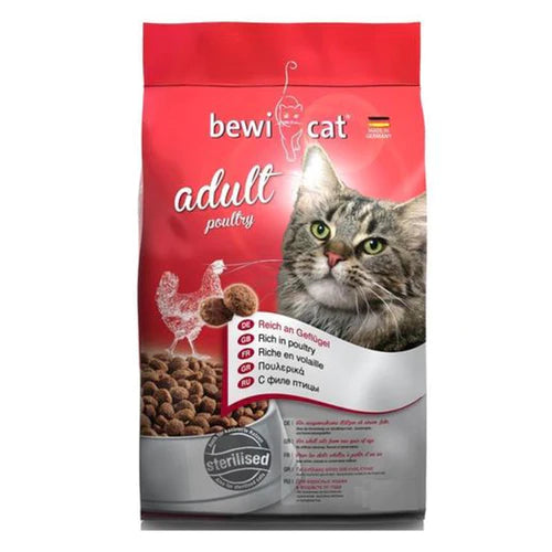 Bewi Cat Poultry Adult Cat Dry Food 1Kg - Mickey's Pets Store