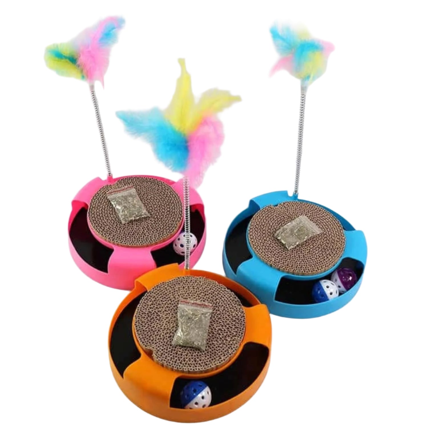 Cat Scratching Playboard Toy - (Spinny Scratch Toy) - Mickey's Pets Store