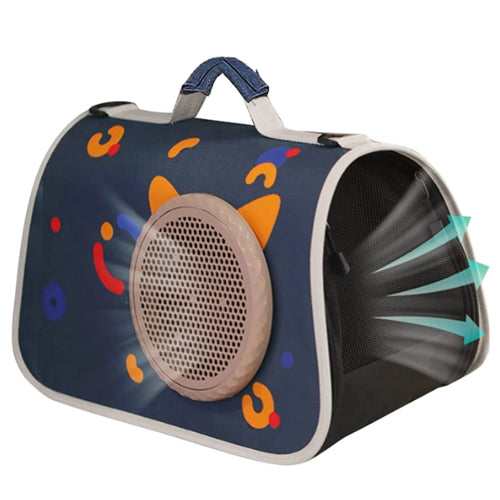 Cat Shoulder Bag Carrier with Breathable Mesh 26x26x40 Cm - Mickey's Pets Store