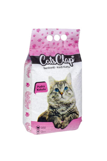 CatsClap Bentonite Clumping Cat Litter Baby Powder 5L - Mickey's Pets Store