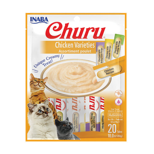 Churu Chicken Variety Pack 20 Tubes - Mickey's Pets Store