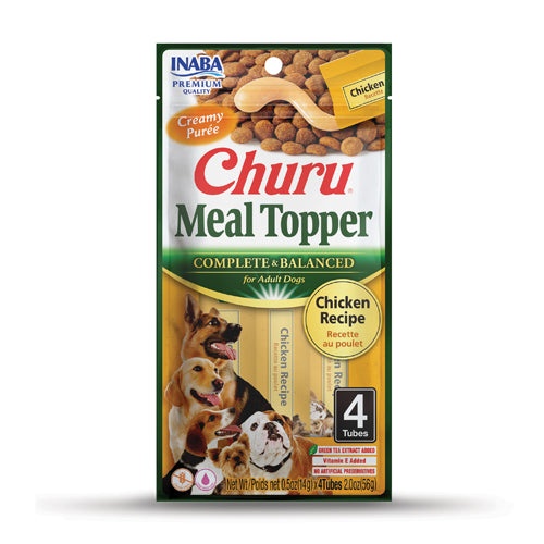 Churu Meal Topper Chicken Recipe 4 Tubes - Mickey's Pets Store