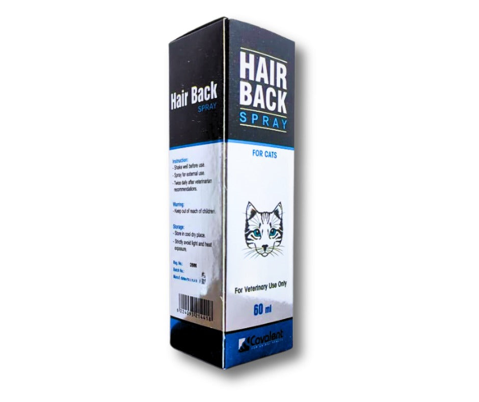 Covalent Hair Back Spray For Cats 60 ml - Mickey's Pets Store