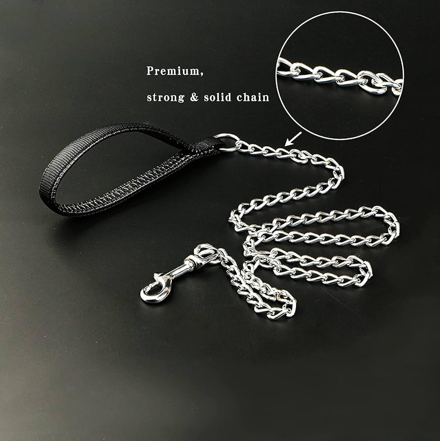 Dog Leash Heavy Duty Chain - Chew Proof - Mickey's Pets Store