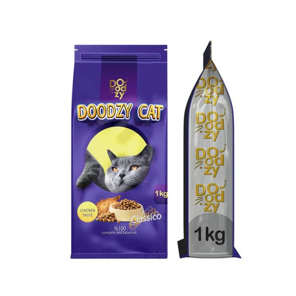 Doodzy Classico Dry Food for Adult Cats 1kg _2kg_20kg - Mickey's Pets Store
