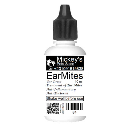 EarMites Ear Drops 10ml - Mickey's Pets Store