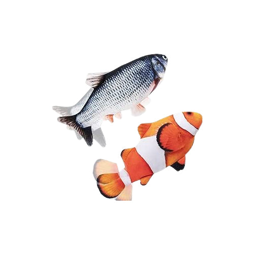 Electric Floppy Moving Cat Fish Toy - Mickey's Pets Store