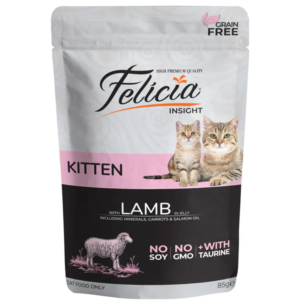 Felicia For Kittens With Lamb In Jelly 85gr - Mickey's Pets Store