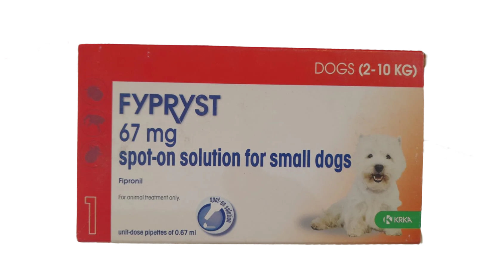 Fypryst Dogs 67mg 1 Pipette - Mickey's Pets Store