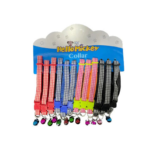 HELLOMICKEY Cat Collar with Bell - Mickey's Pets Store