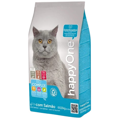HappyOne Adult Sterilised Cat Dry Food 10Kg - Mickey's Pets Store