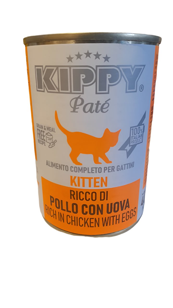 KIPPY Pate CHICKEN With EGGS for Kitten Cats 400gm - Mickey's Pets Store