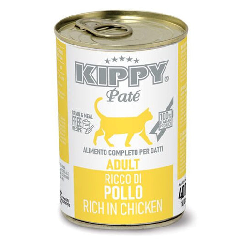 KIPPY Pate with Chicken Adult Cat Wet Food Can 400g - Mickey's Pets Store