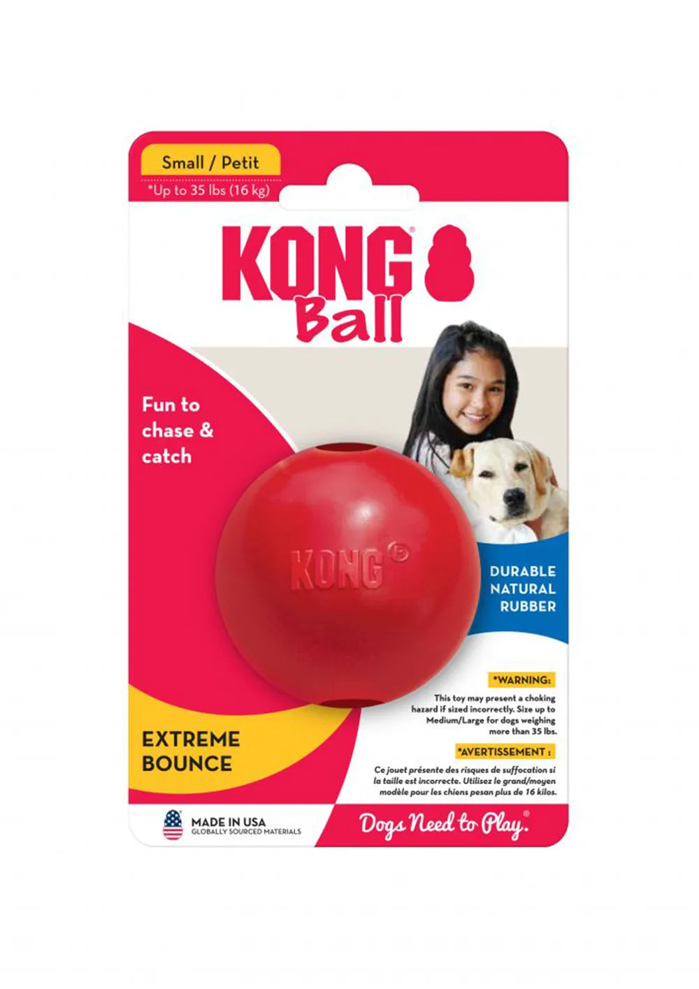 Kong Biscuit Ball _red - Mickey's Pets Store