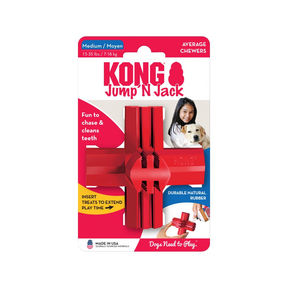 Kong Jump & Jack _red - Mickey's Pets Store