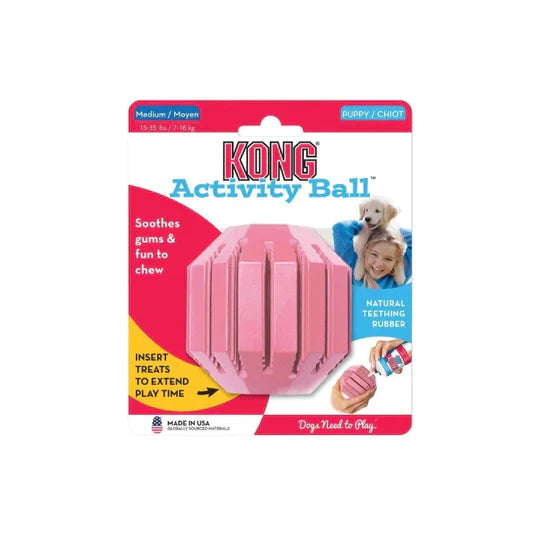 Kong Puppy Activity Ball Medium - Mickey's Pets Store