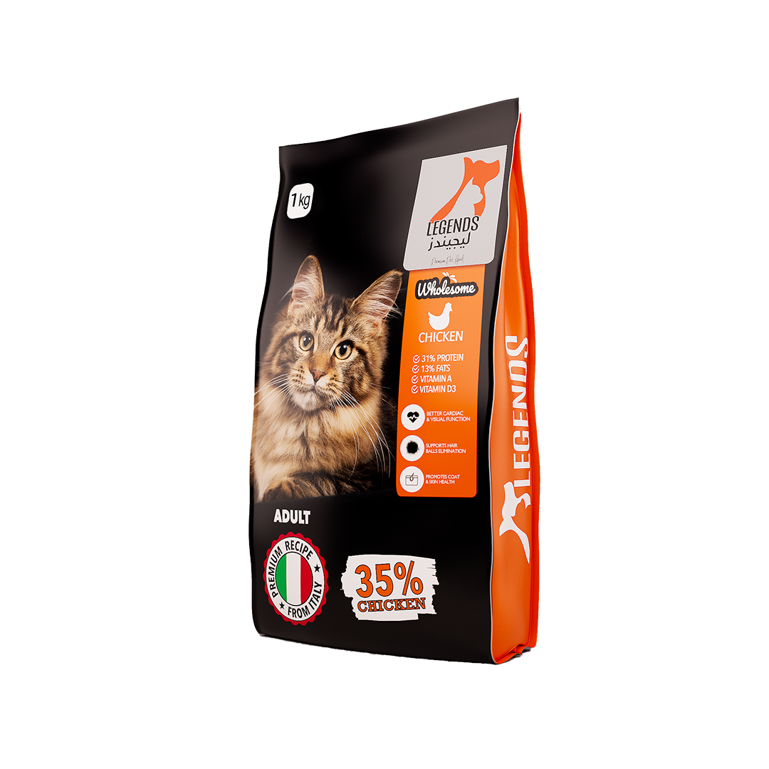 Legends Wholesome Chicken Feed For Adult Cats (1kg/3kg/10kg) - Mickey's Pets Store