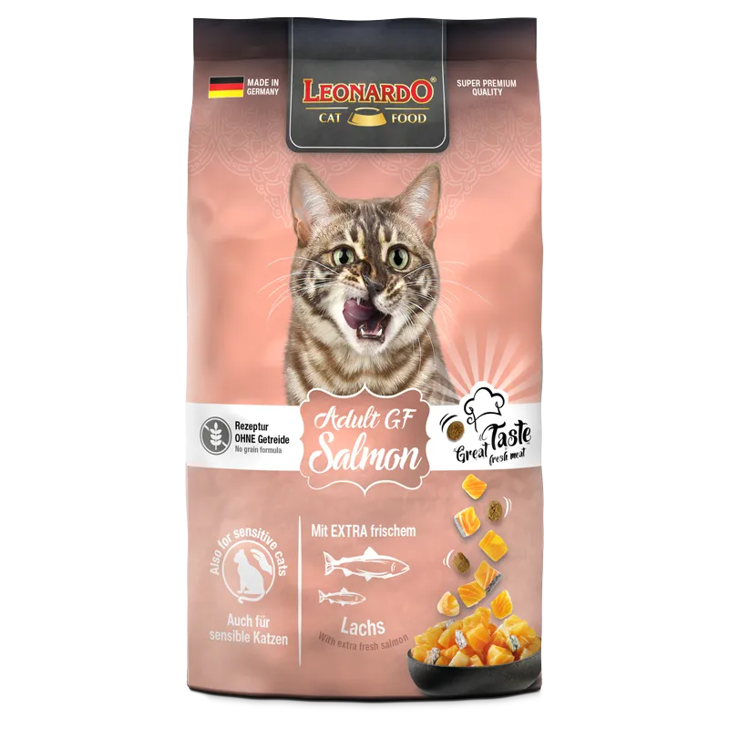 Leonardo Adult GF Salmon (300g/1.8kg) - Mickey's Pets Store