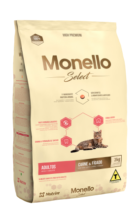 Monello Special Premium Select Adult Cat Food Meat And Liver Flavor (2Kg) - Mickey's Pets Store