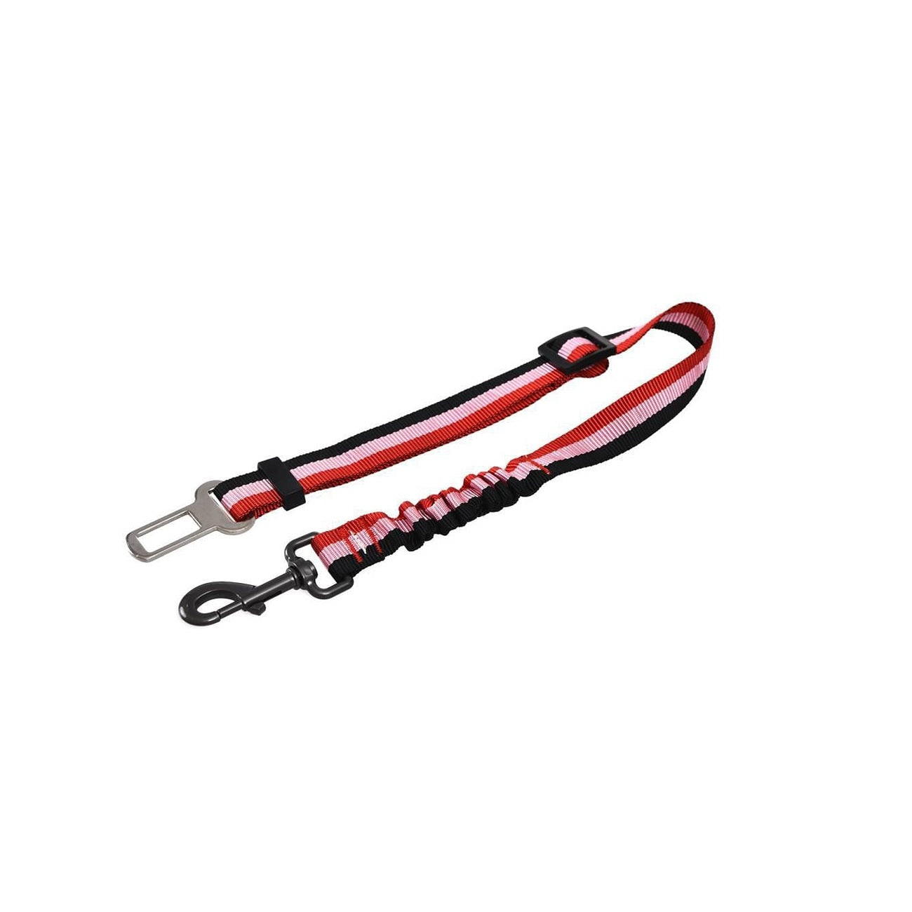 NaomiPET Car Seat Belt  Black and Red  YL107770 - Mickey's Pets Store