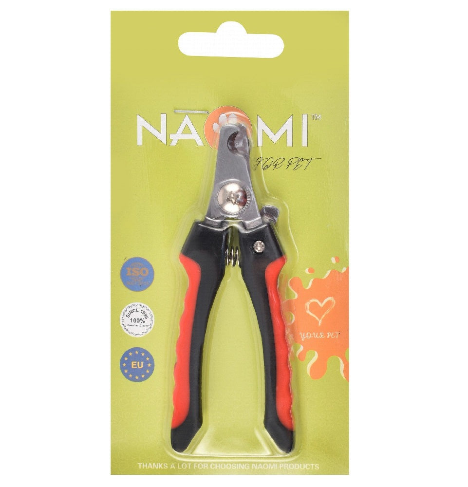 Naomi Black And Orange Pet Nail Clipper Small - Mickey's Pets Store