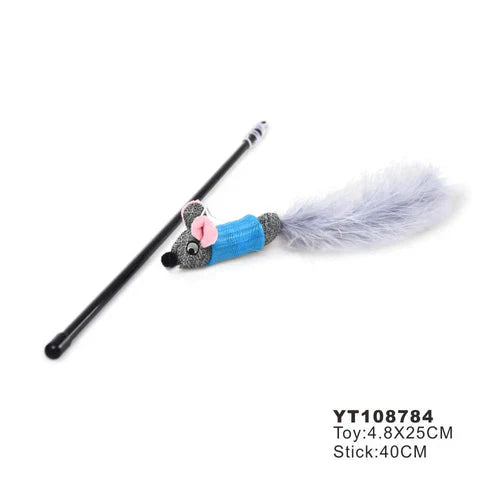 Naomi Cat Stick Toy - Mickey's Pets Store