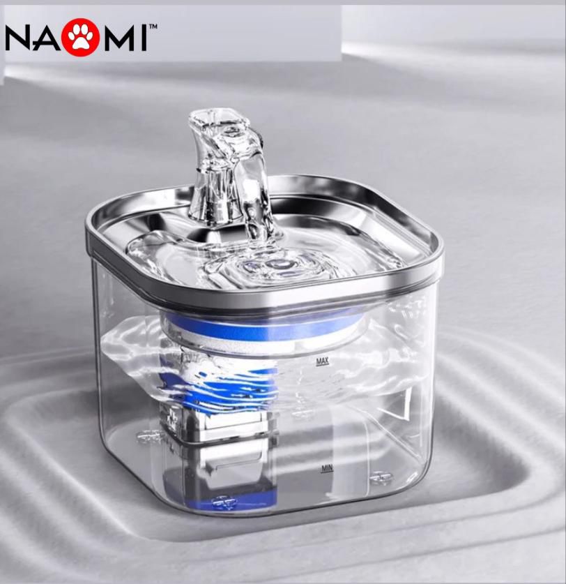 Naomi Smart Pet Water Feeder Stainless Steel Bowl - Mickey's Pets Store
