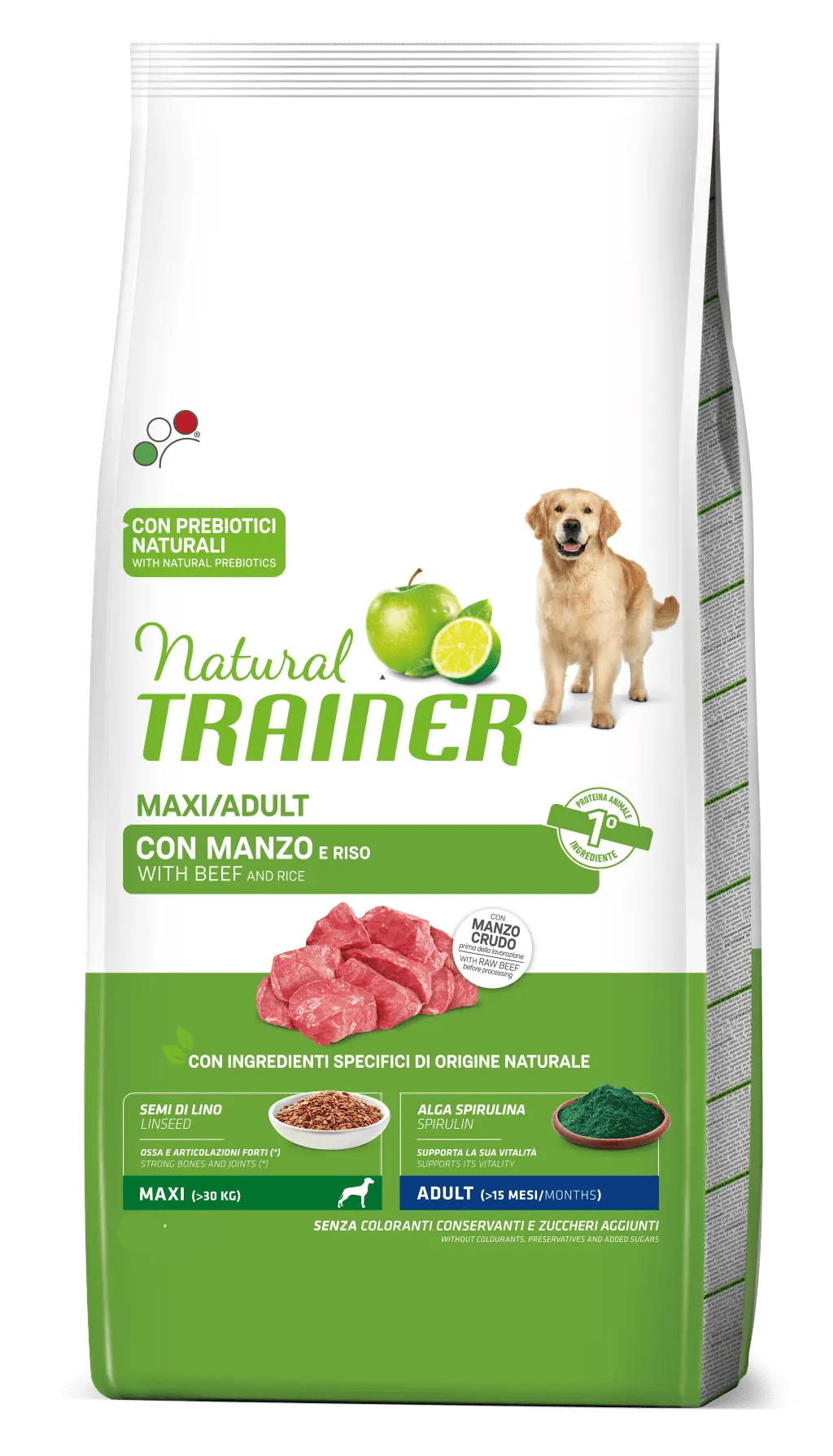 Natural Trainer Beef Maxi Adult for Dogs (10kg) - Mickey's Pets Store