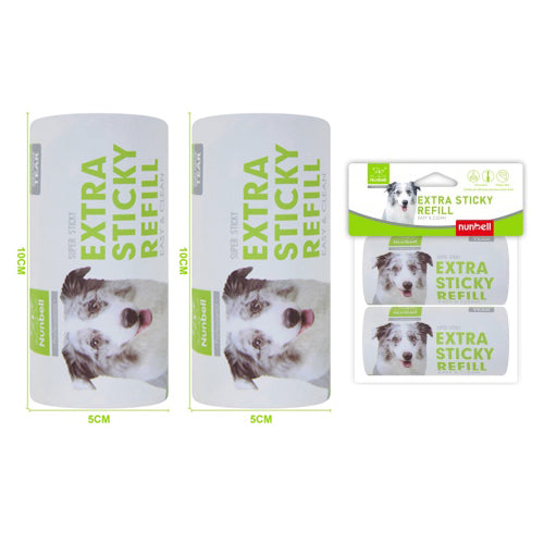 Nunbell Extra Sticky Refill 2PCs - Mickey's Pets Store