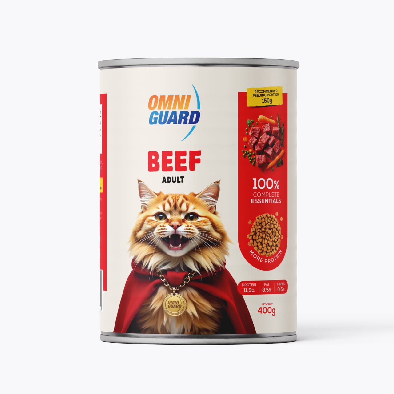 Omni Guard Beef Adult Cats 400g - Mickey's Pets Store