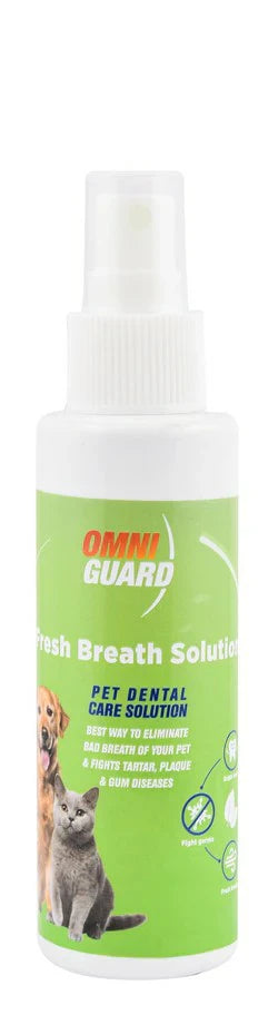 Omni guard fresh breath solution 120 ml - Mickey's Pets Store