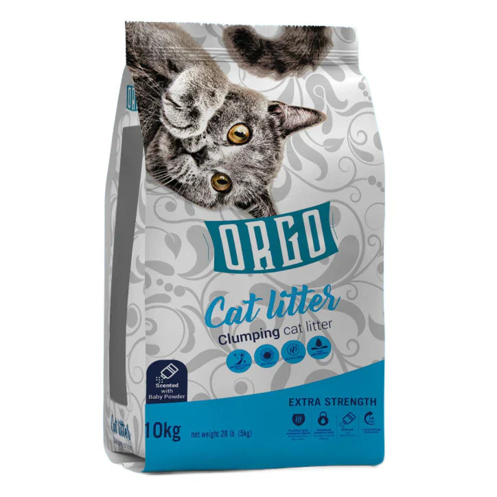 Orgo Clumping Cat Litter - Scented (10 L) - Mickey's Pets Store