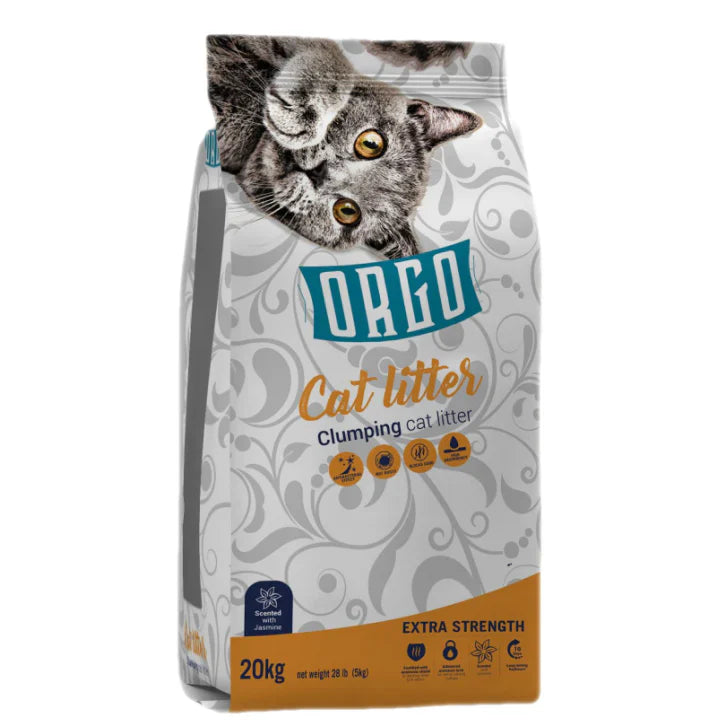Orgo Clumping Cat Litter - Scented (20 L) - Mickey's Pets Store