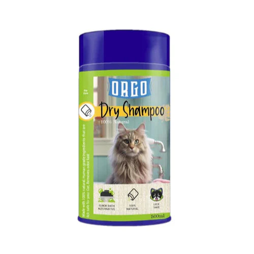 Orgo Dry Shampoo for Cats 500ml - Mickey's Pets Store