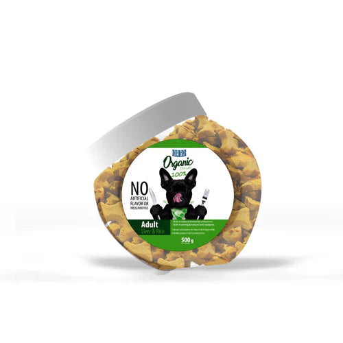Orgo Organic Dog Biscuits - Liver & Rice - Mickey's Pets Store