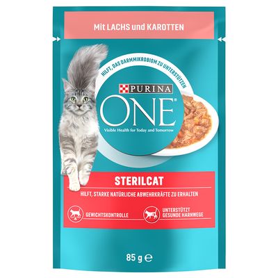 PURINA ONE Sterilised  with Salmon & Carrots ( 85g) - Mickey's Pets Store